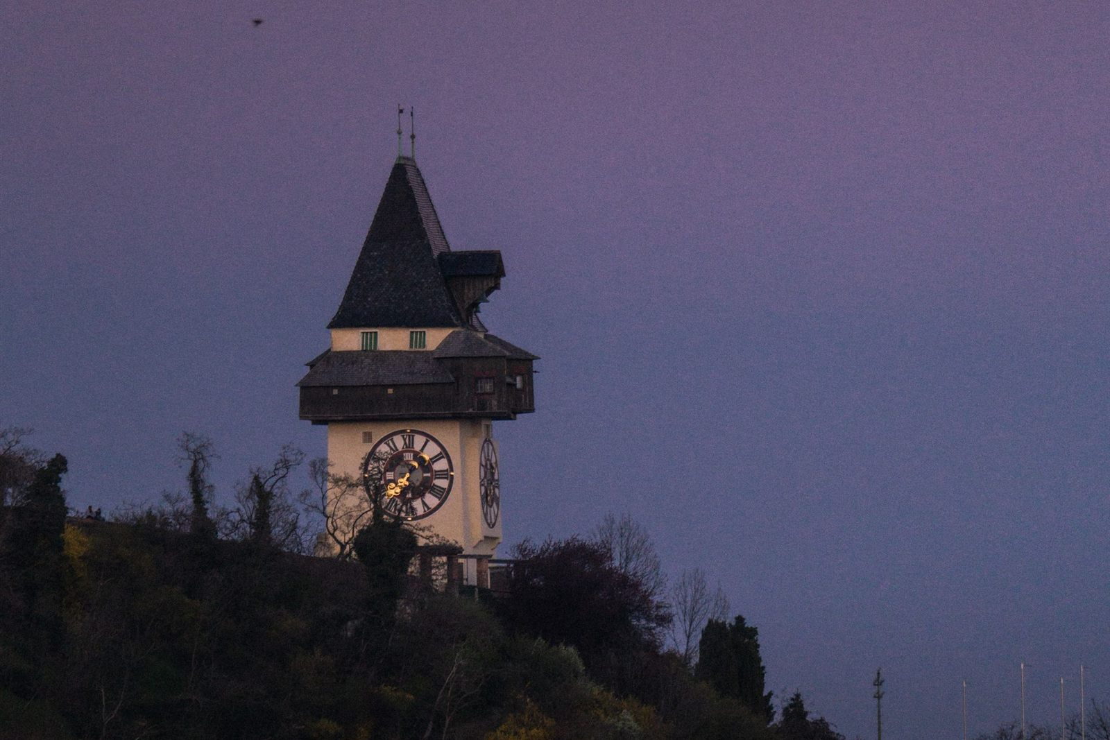 Laue Sommerabende: Graz nach Sonnenuntergang