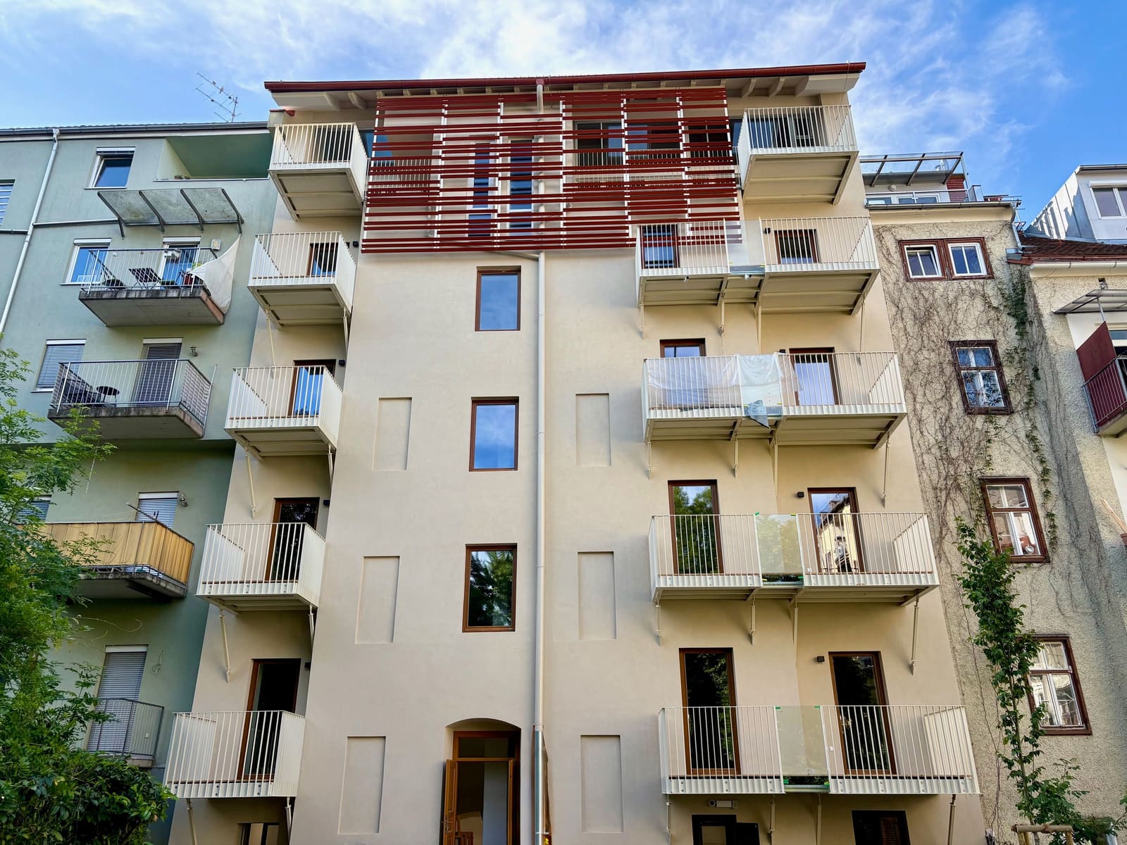 Innenhof der Beletage Apartments